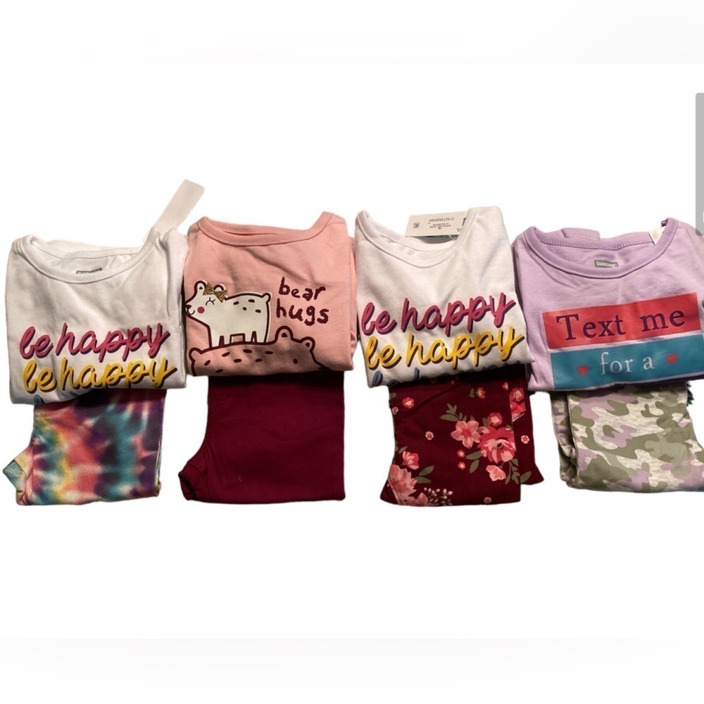 Garanimals infant babies bundle of 8 4 shirts 4 leggings NWT. O-19